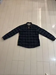Eddie Bauer（エディーバウアー）　ボア・チェック柄ジップジャケット　緑