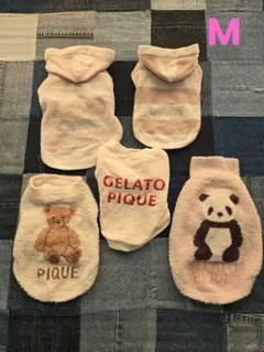 GELATO PIQUE 犬服 Mサイズ クマ パンダ