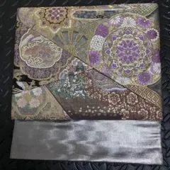 じゅらく帝王紫 袋帯 エジプト柄 金糸 黒地 - メルカリ