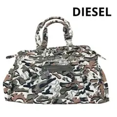 DIESEL ARCHIVE METAL LOGO ハンドバッグ　迷彩　Y2K