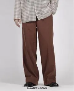 MAATEE&SONS 26ss ドゥルンチノトラウザー くすんだベージュ - メルカリ