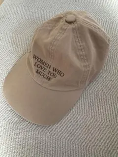 Deuxieme Classe 刺繍キャップ ベージュ