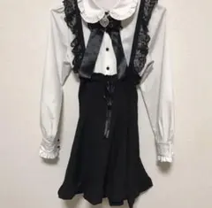 量産型 地雷系 フリル スカート ブラック