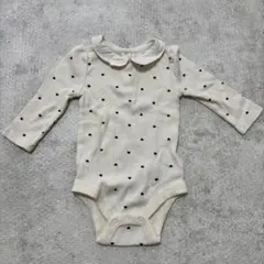 GAP ベビー ハート柄 襟付きロンパース 3-6ヶ月