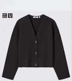 送料込）UNIQLO メリノブレンドショートカーディガン　M