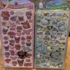 うるちゅるポップシール　ベビー　ポチャッコ　日焼け　サンリオ　2枚セット