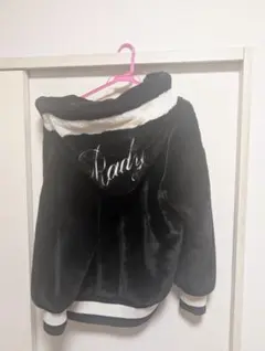 完売品！Rady フード付き黒ファーコート