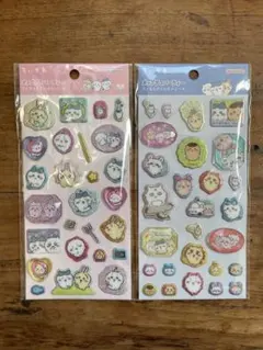 新作　ポップデコパーティー　ちいかわ　ラメきらクリスタルシール　2点　正規品