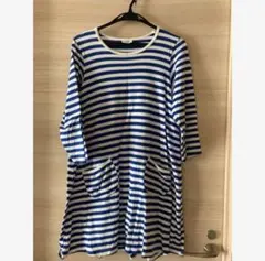 マリメッコ ボーダーワンピース TASARAITA TIIA