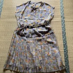 【訳あり】花柄スカートセットアップ