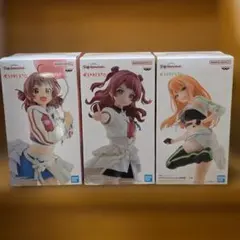 学園アイドルマスター　学マス　フィギュア　　花海咲季　花海佑芽　紫雲清夏セット