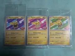 新品未開封　ポケモンカード　バティックシャツ　ピカチュウ インドネシア版