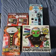 レプリカレバー　ハンディファン　横型電波クロック　クレイジーギア　セット