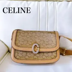 セリーヌ CELINE CマカダムPVC 馬車金具 ショルダーバック