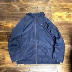 90s ラルフローレン ナイロン フーディー ジャケット 三角タグ