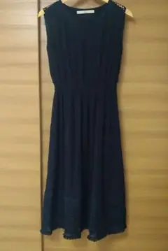 Khaju カージュ　 ブラック ワンピース　裏地付き