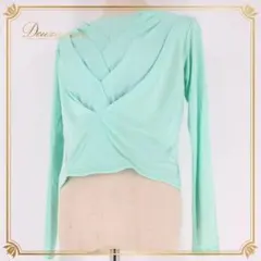 【日本製 社交ダンス衣装】ミント Chacott ブラウス トップス カットソー