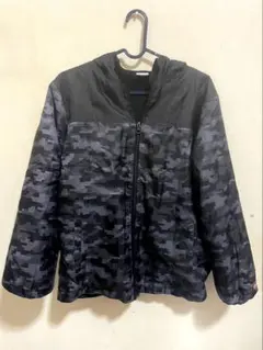 OUTDOOR フード付き迷彩アウター