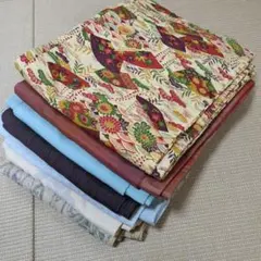 3751 小紋着物まとめ売り7着！紬あり☆リメイク•お稽古用など☆