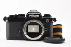 超美品 NIKON FE シルバー フィルム一眼レフ モルト新品交換済 H519