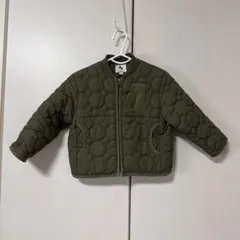 マーキーズ カーキ キルティングアウターサイズ90