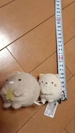 すみっコぐらし　2体セット 約10cm 約8cm