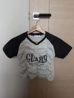VネックTシャツ 半袖 李グレー/黒に近いグレーのサムネイル