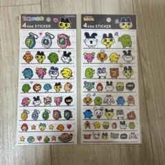 正規品　たまごっち 4size STICKER 2枚セット シール