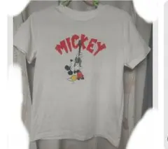 LOWRYS FARM　Disney バンドTシャツ　ミッキー