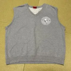 Paragraph スウェット　ベスト　グレー