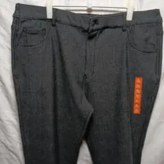 グレー チェック柄 スラックス