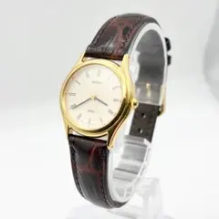 【稼動品】SEIKO SPIRIT ゴールド ブラウン クォーツ 腕時計のサムネイル