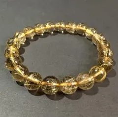 高透明ゴールドルチルクォーツ 13-13.5mm 内径17cm｜針ビッシリ - メルカリ