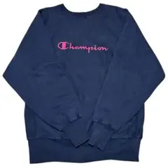 90sChampionリバースウィーブ墨黒ツートンスウェットトレーナービンテージ