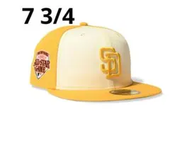 ニューエラ 59FIFTY パドレス イエロー 1992 ASG 7 3/4