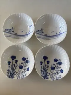 たち吉　磁器製　小皿　4枚セット