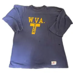 70s 80’s Champion チャンピオン　フットボールt ネイビー