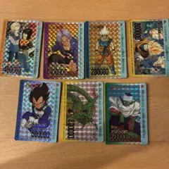 当時物・良品 ドラゴンボールZ アマダ PPカード キラ 8枚セット まとめ