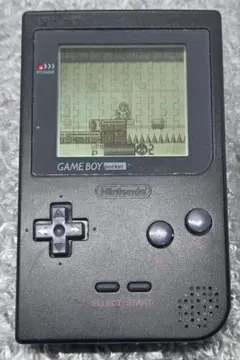 良品 動作OK 本体のみ ゲームボーイポケット ブラック 黒 匿名配送