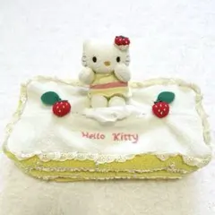 激レア！ハローキティ　ティッシュケース　ティッシュカバー　サンリオ　ケーキ　苺