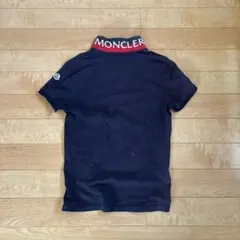 MONCLER ポロシャツ ネイビー 襟ロゴ 即日発送のサムネイル