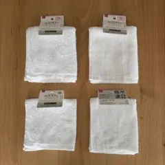 Daiso 綿100%フェイスタオル2点・ハンドタオル・吸水速乾フェイスタオル