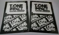 SixTONES Track ONE IMPACT ツアーステッカー 2個セット