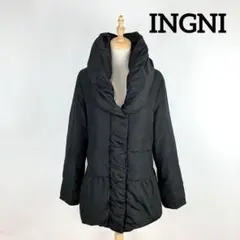 INGNI イング 長袖 ダウンジャケット アウター 無地 ブラック Mサイズ