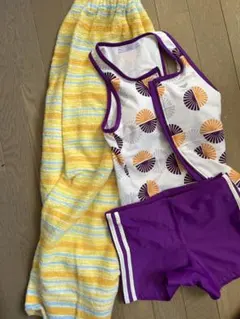 幾何学模様 水着セット Mサイズ