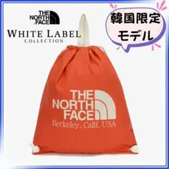 【韓国限定モデル】ノースフェイス　ナップサック　バックパック　オレンジ　新品のサムネイル