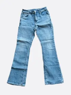 GU 足長ブーツカットデニム L