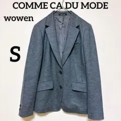 COMME CA DU MODE テーラードジャケット グレー レディース 7号