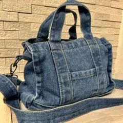 ★最終値下げ　未使用品　デニム ショルダーバッグ 2way★