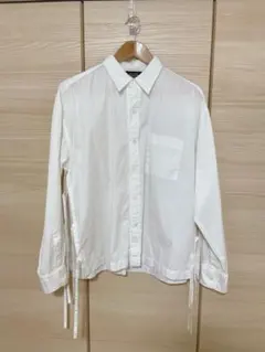 UNUSEDアンユーズド フロントツイストデニムシャツブラウス - メルカリ